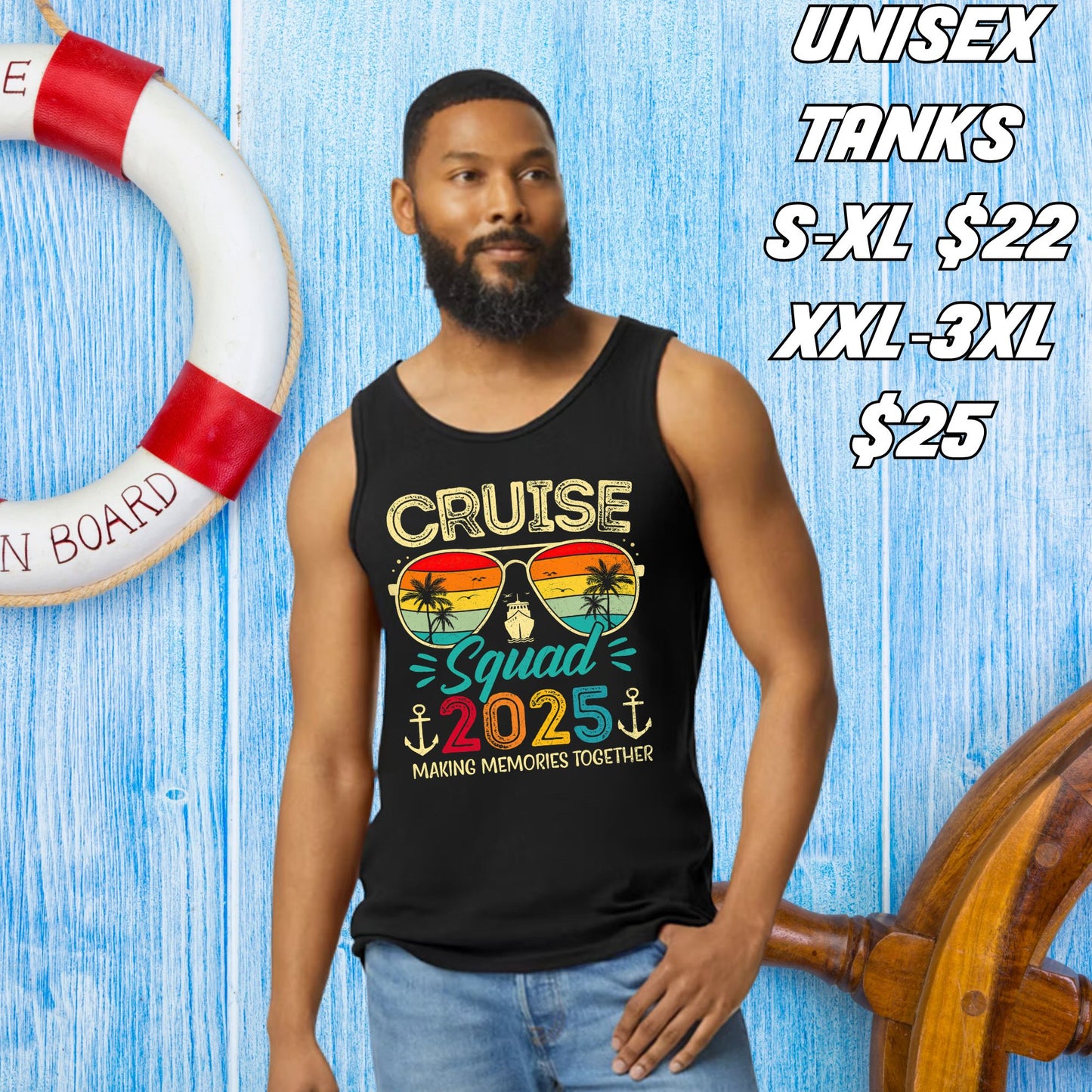 Unisex Tanks Cruise