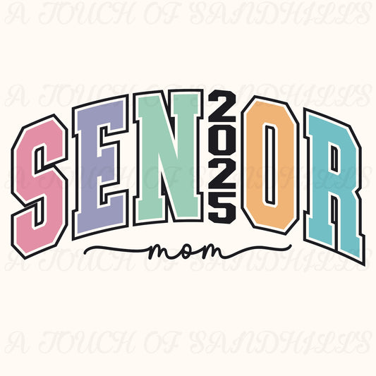 Pastel Senior Mom 2025