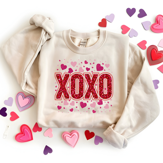 Hearts & XOXO Valentines Day Shirt